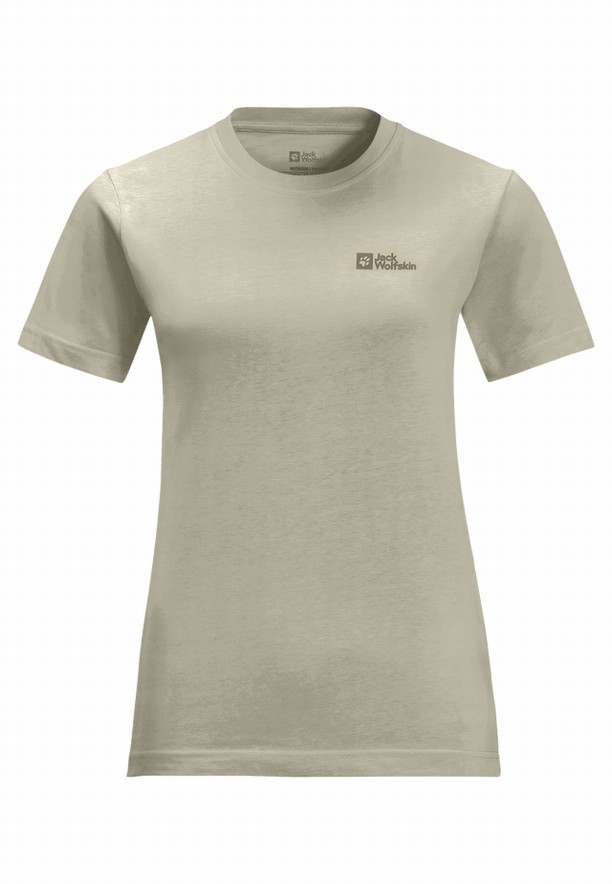 Jack Wolfskin Essential T-shirts Dames Grijs | 27760746