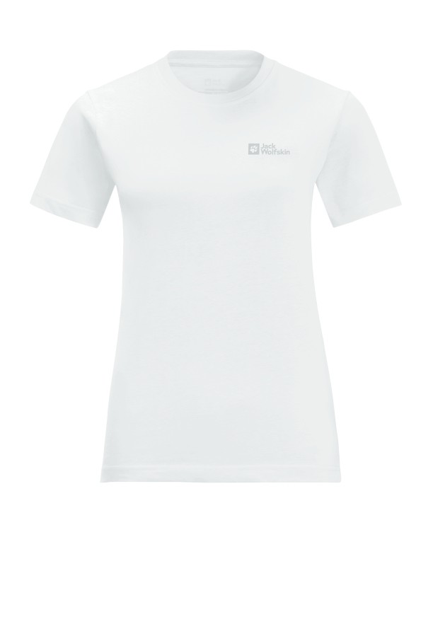 Jack Wolfskin Essential T-shirts Dames Wit | 80617421