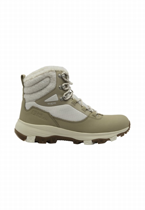 Jack Wolfskin Everquest Texapore High Winterschoenen Dames Olijfgroen | 36037191
