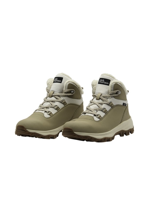 Jack Wolfskin Everquest Texapore Mid Winterschoenen Dames Olijfgroen | 17779718