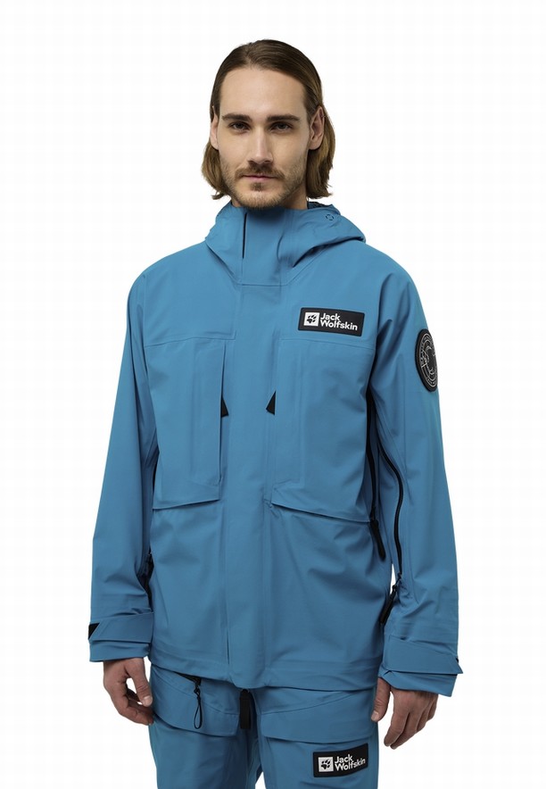 Jack Wolfskin Expdn 3l Regenjassen Dames Blauw | 60294814
