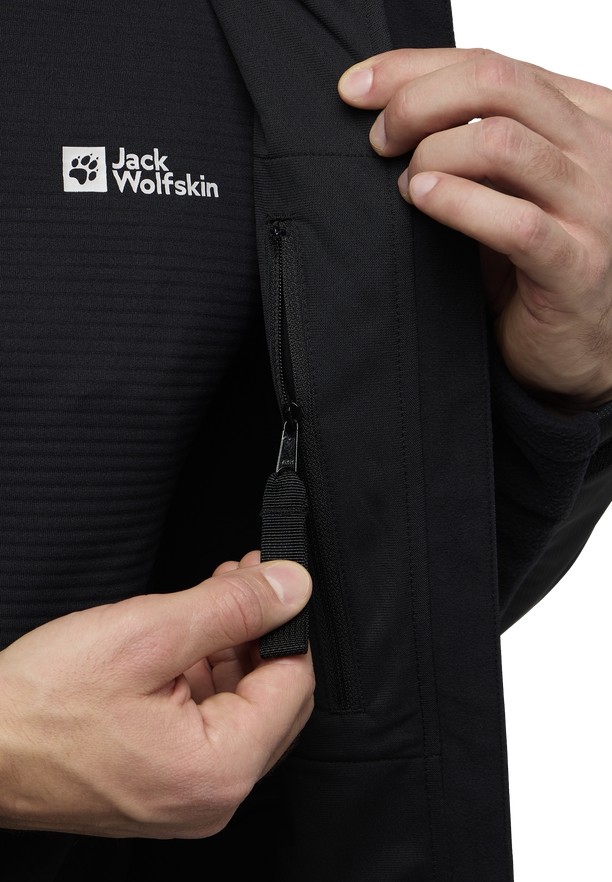 Jack Wolfskin Expdn Blizzard Fleece Jassen Heren Zwart | 94704604