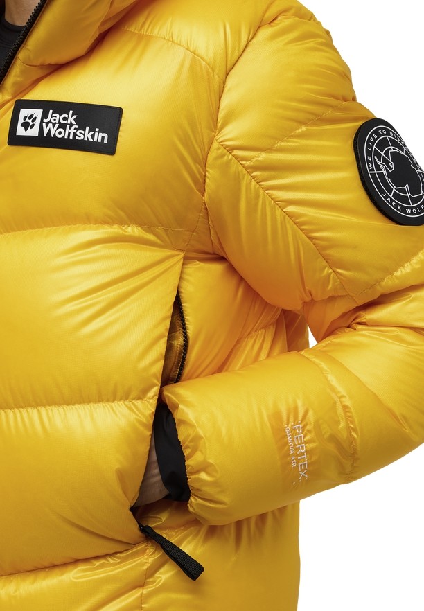 Jack Wolfskin Expdn Donsjas Dames Geel | 60989203