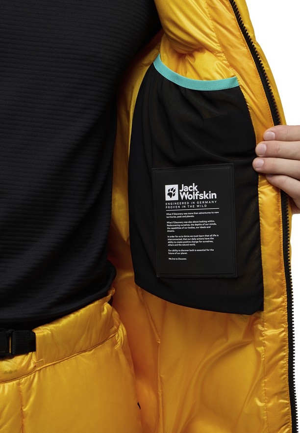 Jack Wolfskin Expdn Donsjas Heren Geel | 93194911