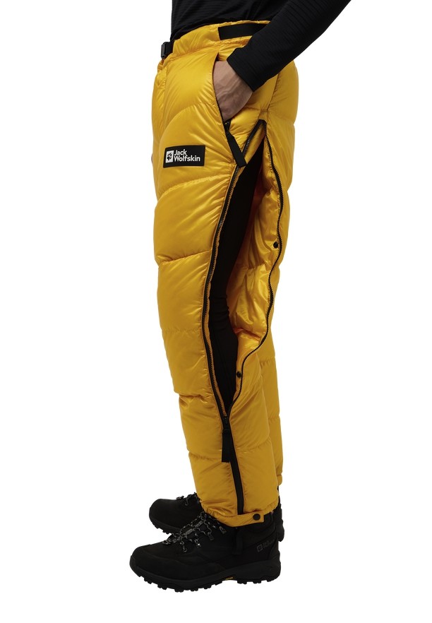 Jack Wolfskin Expdn Down Broek Dames Geel | 47317845