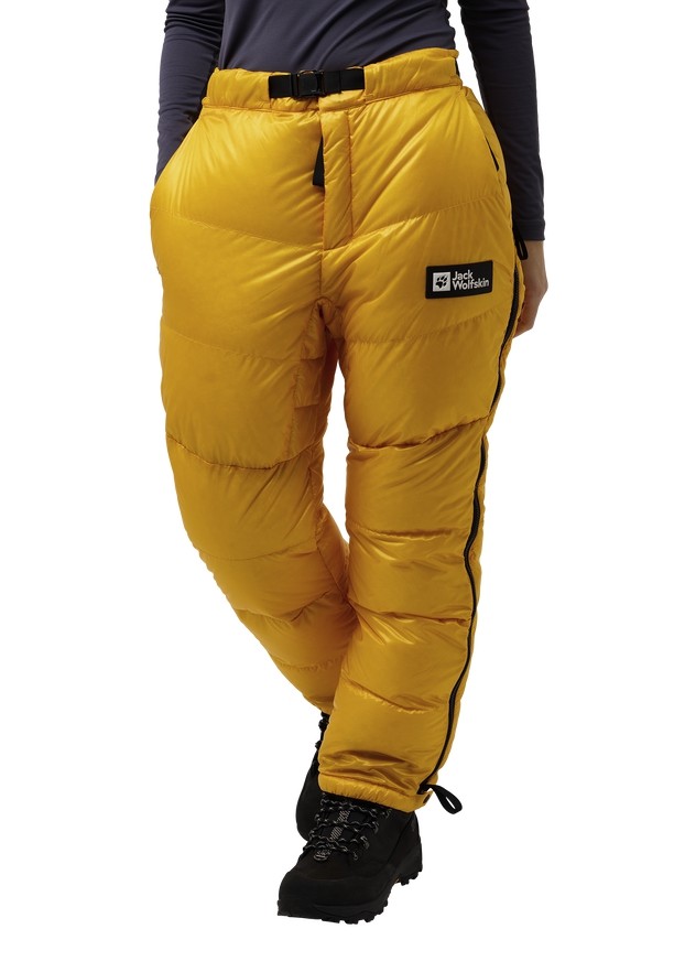 Jack Wolfskin Expdn Down Broek Heren Geel | 32910171