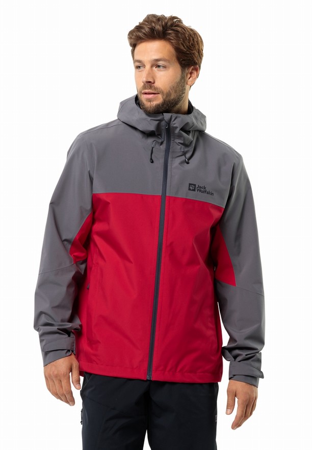 Jack Wolfskin Feldberg Hoody Regenjassen Heren Rood | 29796367