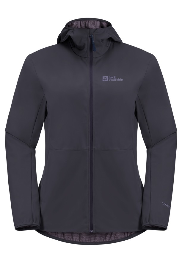 Jack Wolfskin Feldberg Hoody Softshell Jas Dames Donkerblauw | 40889174