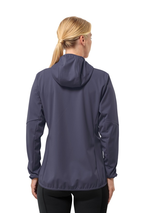 Jack Wolfskin Feldberg Hoody Softshell Jas Dames Donkerblauw | 40889174