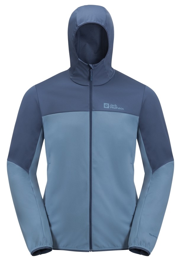 Jack Wolfskin Feldberg Hoody Softshell Jas Heren Blauw | 30406323