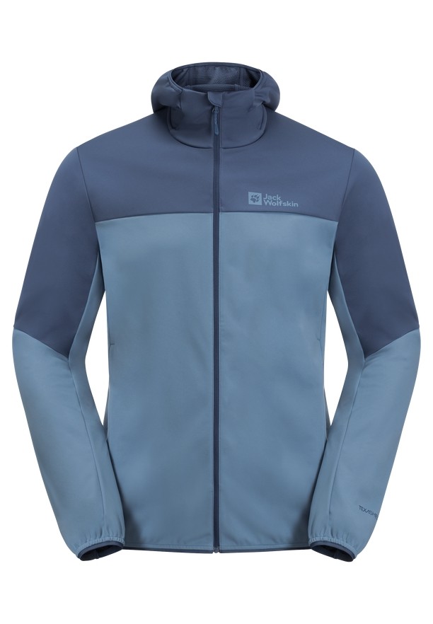 Jack Wolfskin Feldberg Hoody Softshell Jas Heren Blauw | 30406323