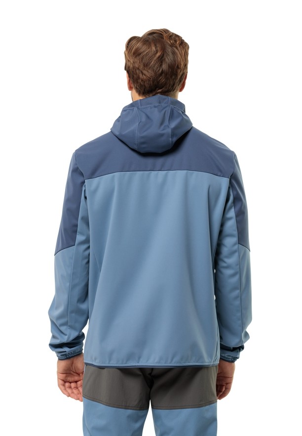 Jack Wolfskin Feldberg Hoody Softshell Jas Heren Blauw | 30406323