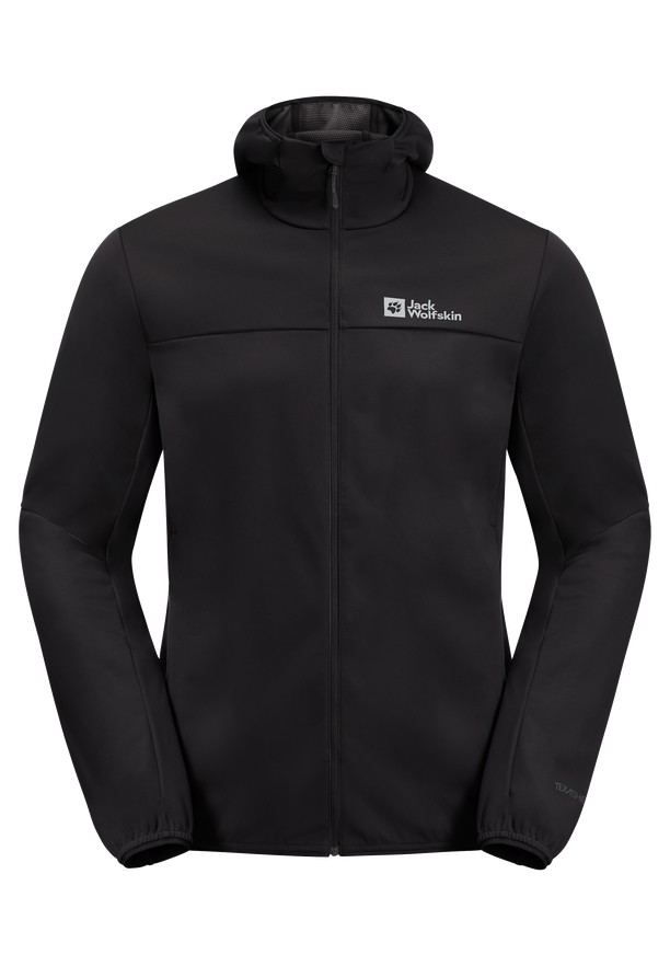 Jack Wolfskin Feldberg Hoody Softshell Jas Heren Zwart | 77914012