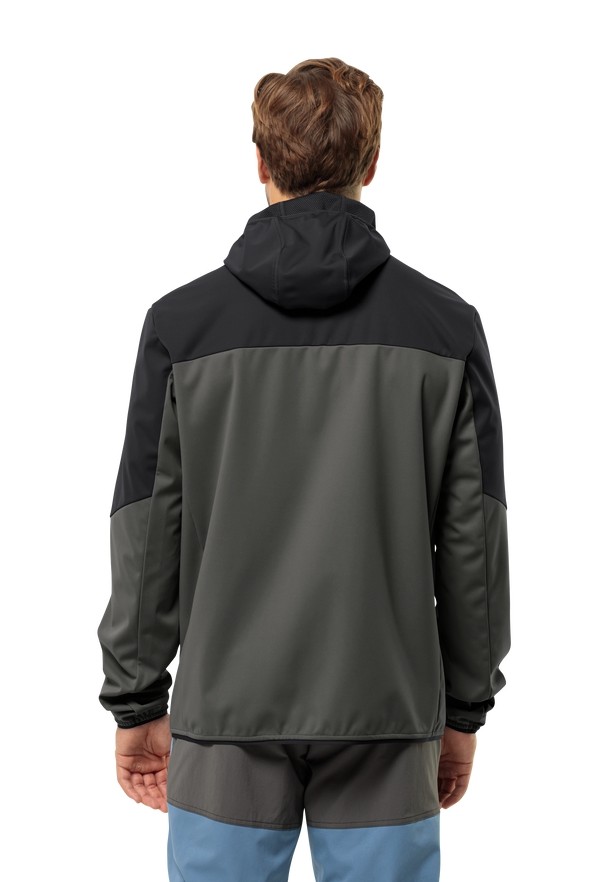 Jack Wolfskin Feldberg Hoody Softshell Jas Heren Zwart | 95082372