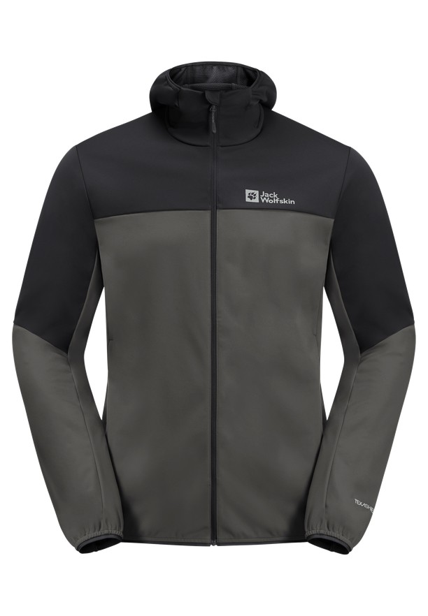 Jack Wolfskin Feldberg Hoody Softshell Jas Heren Zwart | 95082372