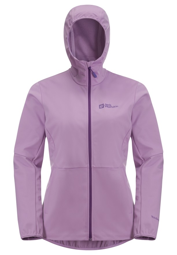 Jack Wolfskin Feldberg Hoody Softshell Jas Dames Paars | 94831052