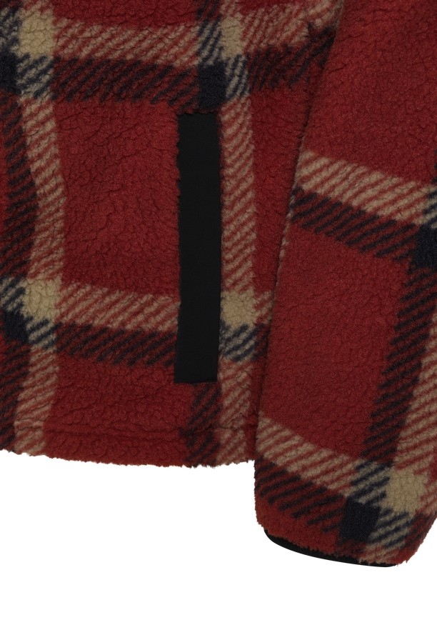 Jack Wolfskin Felslicht Check Fleece Jassen Heren Rood | 38334633