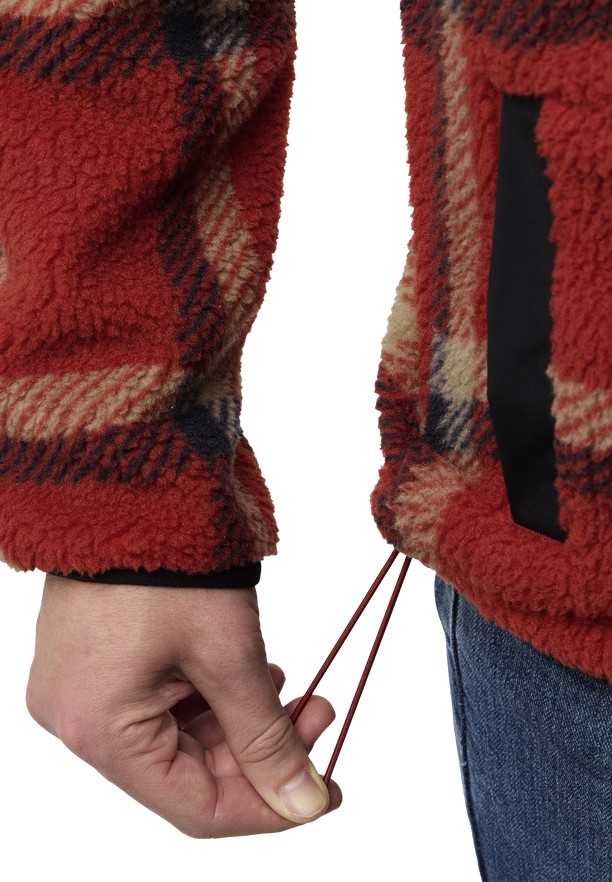 Jack Wolfskin Felslicht Check Fleece Jassen Heren Rood | 38334633