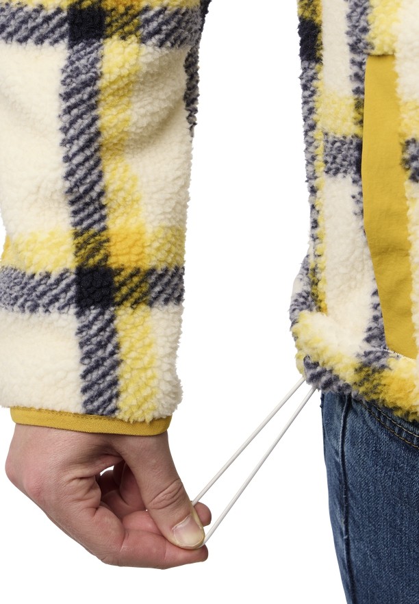 Jack Wolfskin Felslicht Check Fleece Jassen Heren Geel | 16790829
