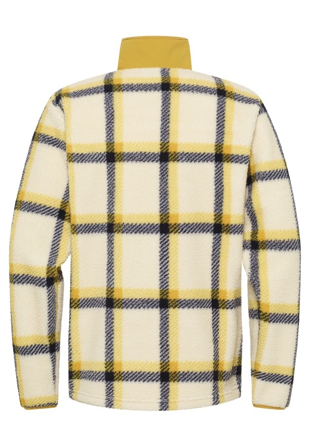 Jack Wolfskin Felslicht Check Fleece Jassen Heren Geel | 16790829