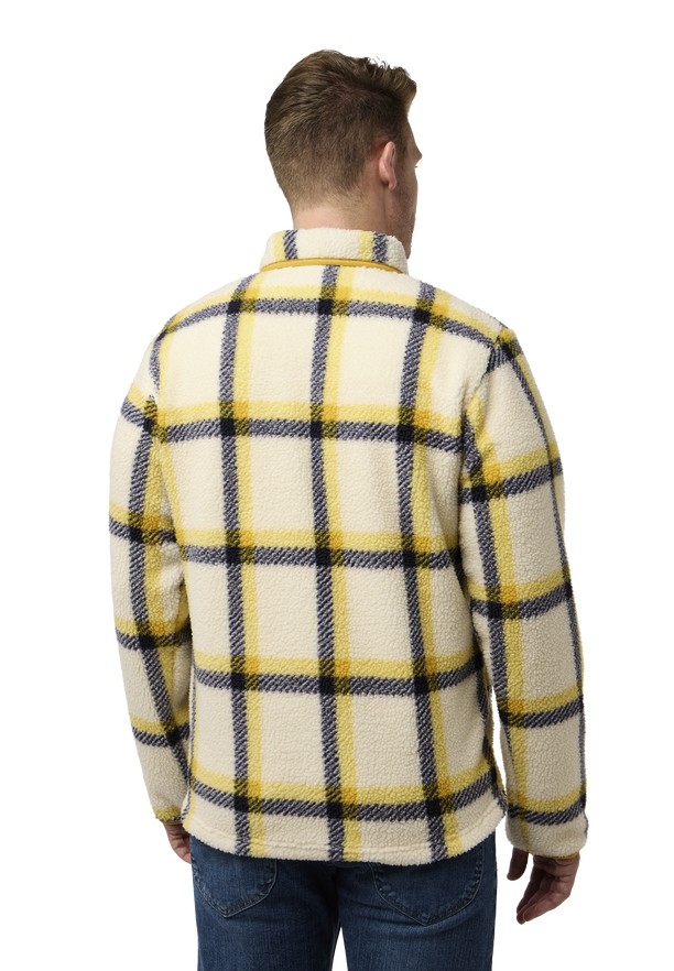 Jack Wolfskin Felslicht Check Fleece Jassen Heren Geel | 16790829