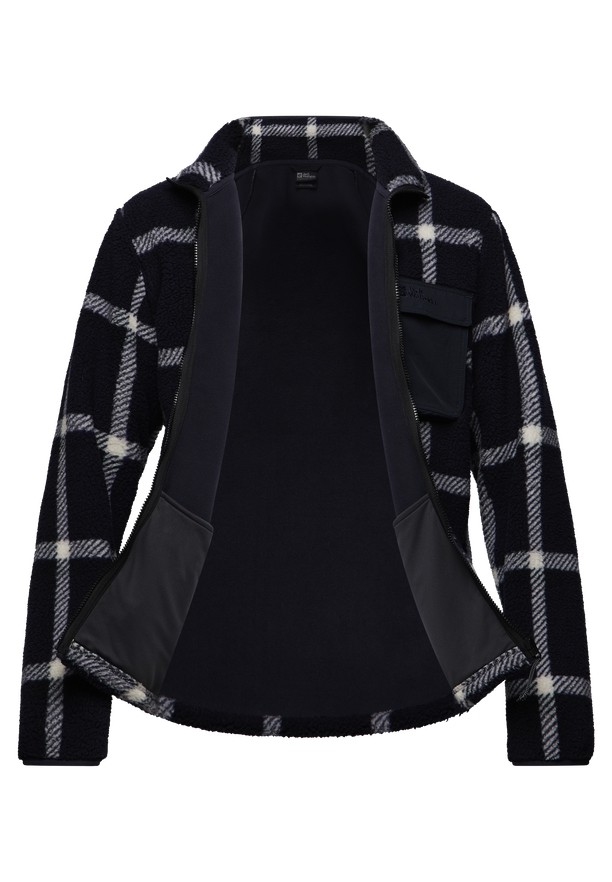 Jack Wolfskin Felslicht Check Fleece Jassen Heren Donkerblauw | 67306784