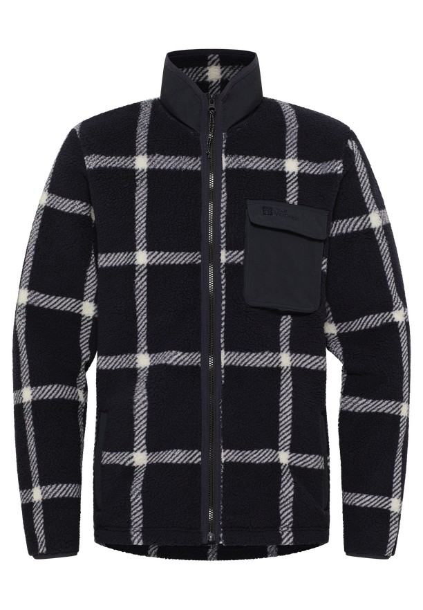 Jack Wolfskin Felslicht Check Fleece Jassen Heren Donkerblauw | 67306784