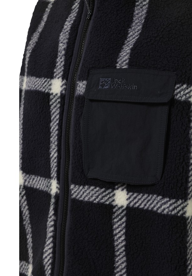 Jack Wolfskin Felslicht Check Vest Heren Donkerblauw | 59194610