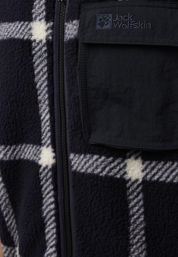 Jack Wolfskin Felslicht Check Vest Heren Donkerblauw | 59194610