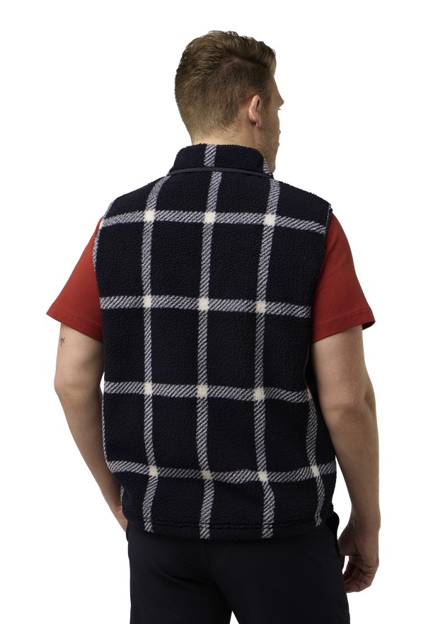 Jack Wolfskin Felslicht Check Vest Heren Donkerblauw | 59194610