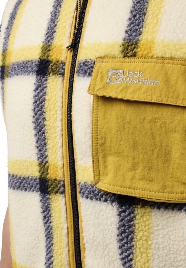 Jack Wolfskin Felslicht Check Vest Heren Geel | 63907344