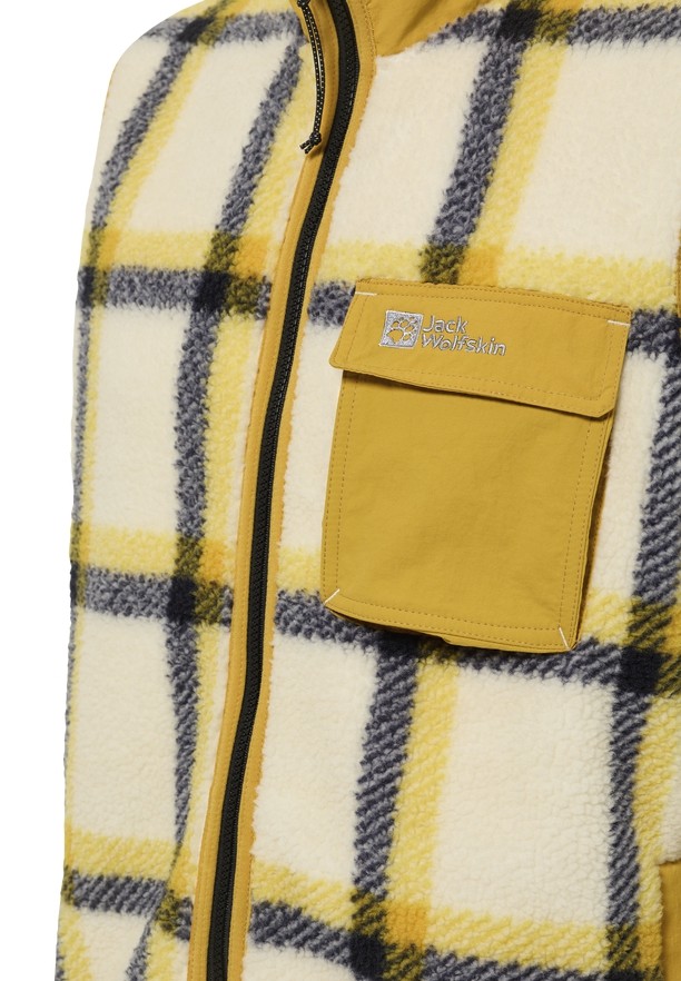 Jack Wolfskin Felslicht Check Vest Heren Geel | 63907344