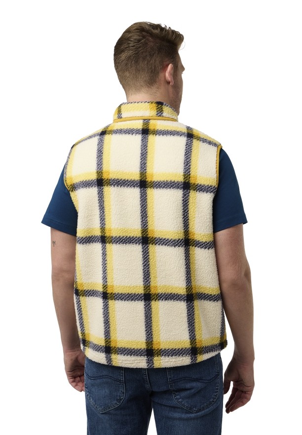Jack Wolfskin Felslicht Check Vest Heren Geel | 63907344