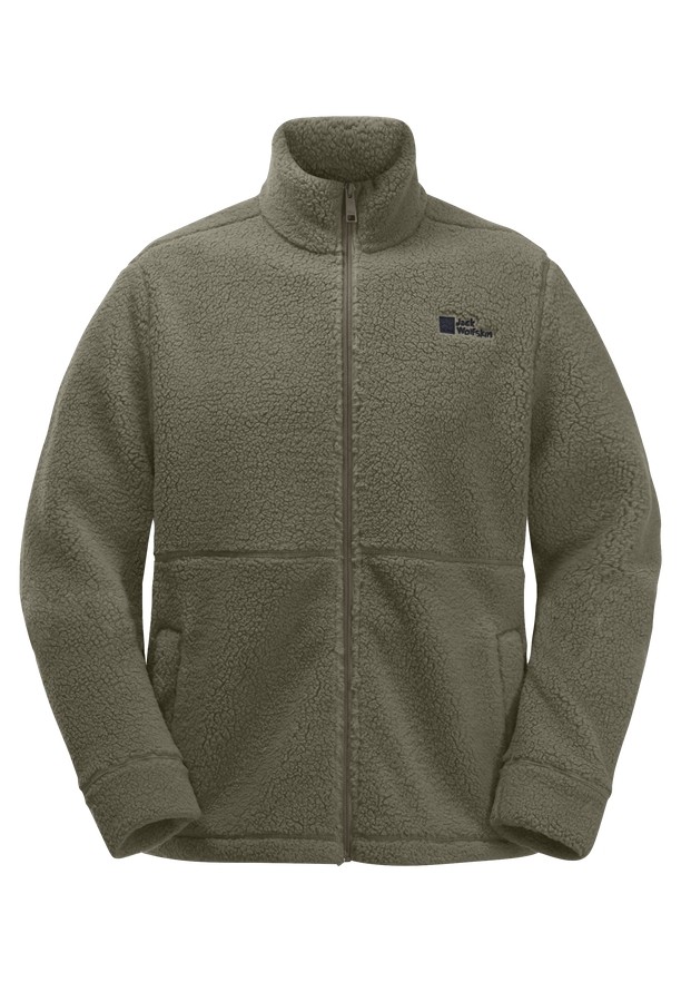 Jack Wolfskin Felslicht Fleece Jassen Heren Khaki | 45522131