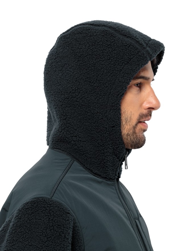 Jack Wolfskin Felslicht Hooded Fleece Jassen Heren Donkerblauw | 96792596