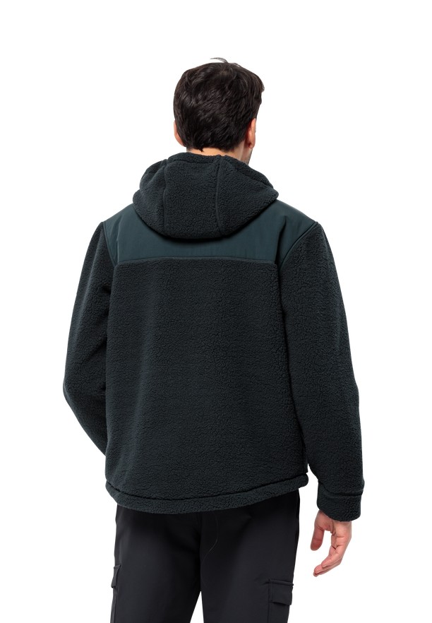 Jack Wolfskin Felslicht Hooded Fleece Jassen Heren Donkerblauw | 96792596