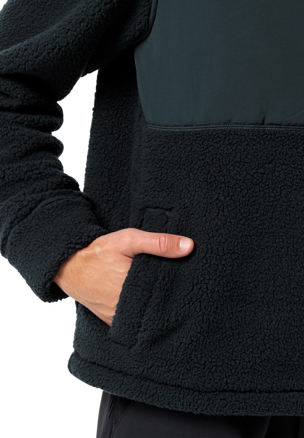 Jack Wolfskin Felslicht Hooded Fleece Jassen Heren Donkerblauw | 96792596