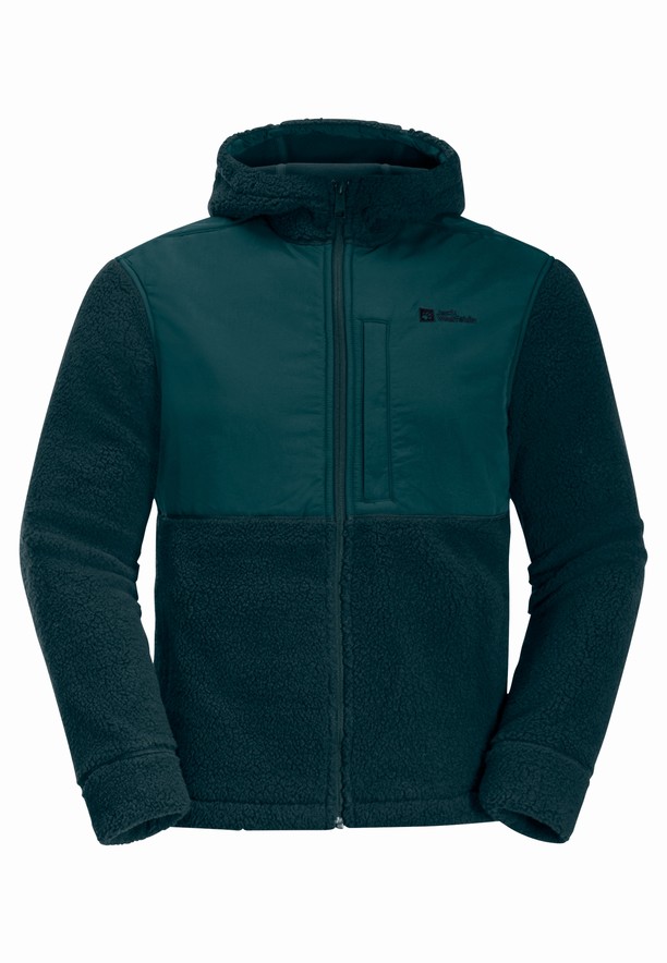 Jack Wolfskin Felslicht Hooded Fleece Jassen Heren Donkerblauw | 44237864