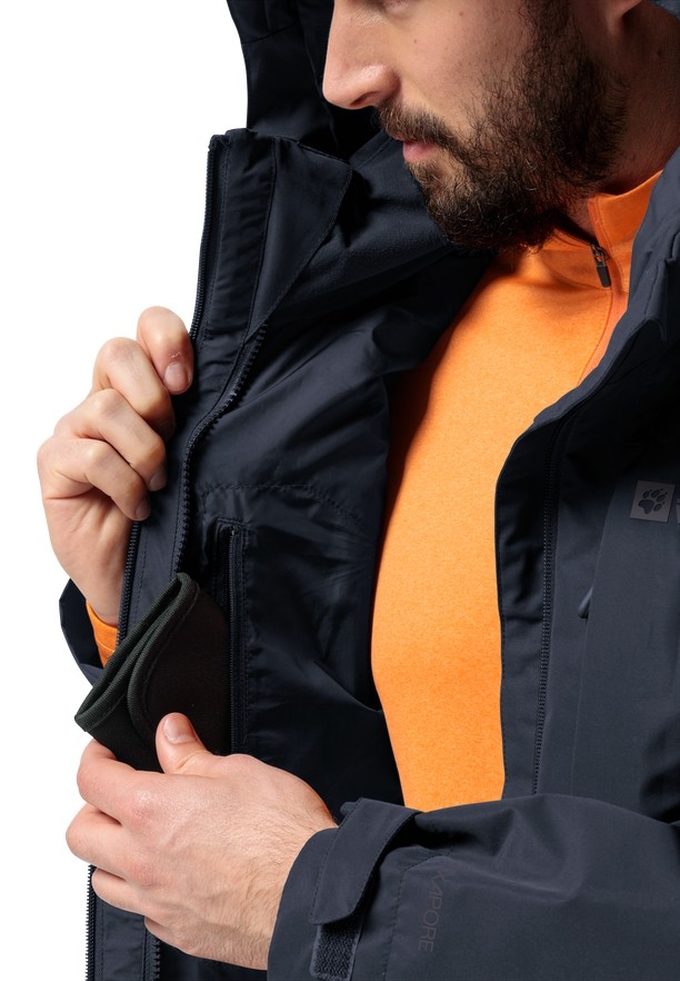 Jack Wolfskin Fernblick 2l Jassen Heren Donkerblauw | 27665225