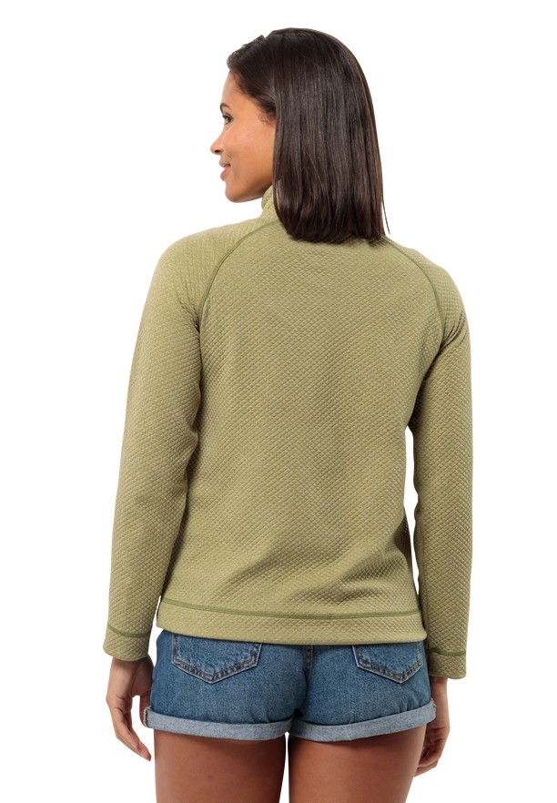 Jack Wolfskin Fernweh Fleece Jassen Dames Olijfgroen | 70530436