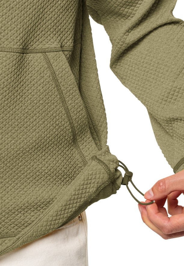 Jack Wolfskin Fernweh Fleece Jassen Heren Olijfgroen | 48413164