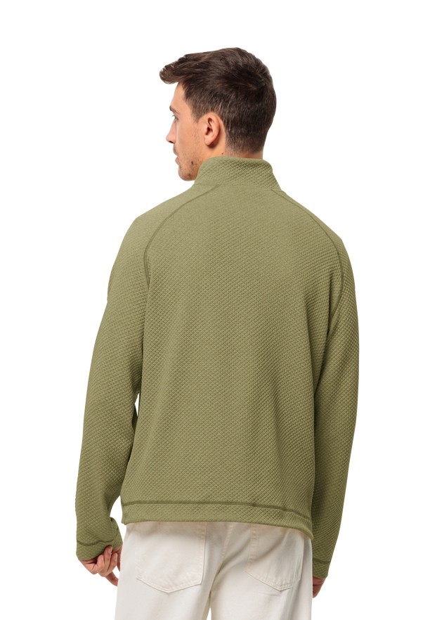 Jack Wolfskin Fernweh Fleece Jassen Heren Olijfgroen | 48413164