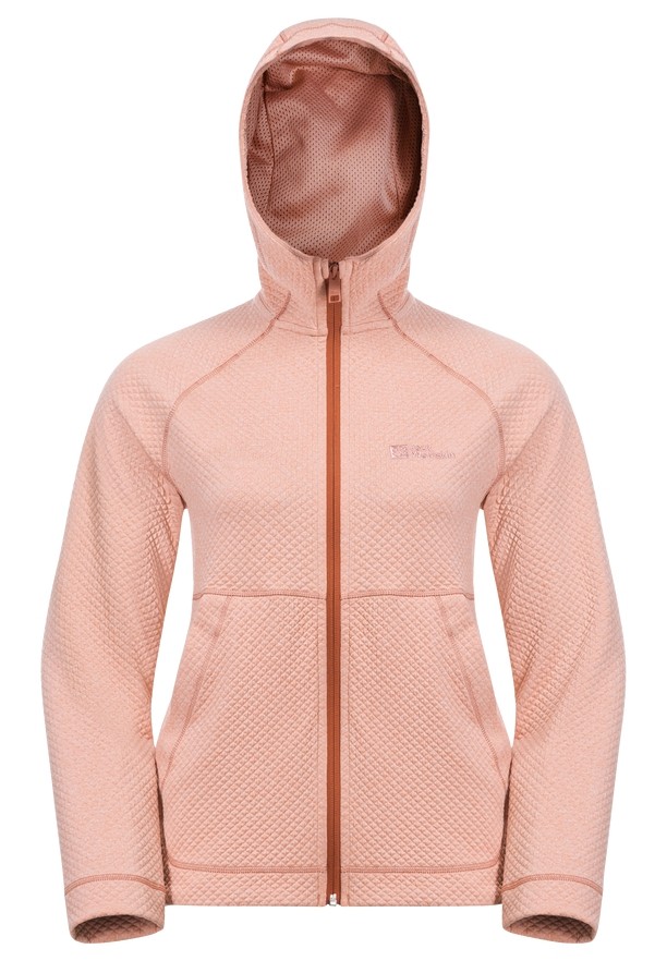 Jack Wolfskin Fernweh Hooded Fleece Jassen Dames Roze | 21161448