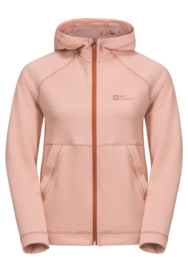 Jack Wolfskin Fernweh Hooded Fleece Jassen Dames Roze | 21161448