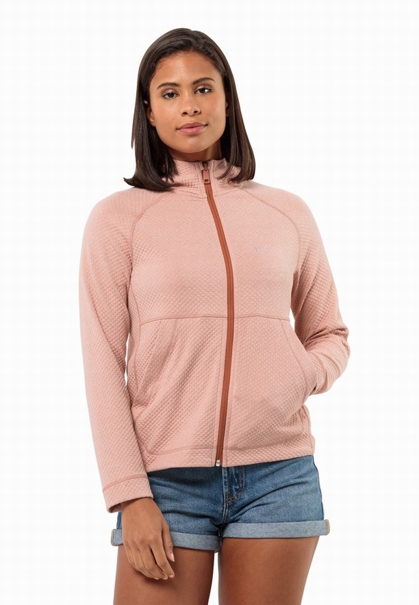 Jack Wolfskin Fernweh Hooded Fleece Jassen Dames Roze | 21161448