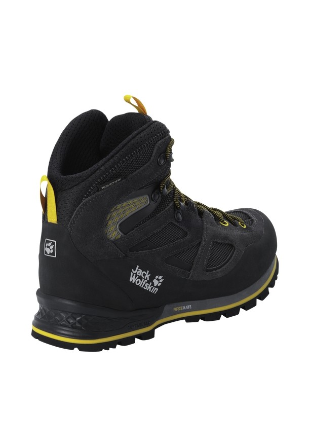 Jack Wolfskin Force Crest Texapore Mid Wandelschoenen Heren Zwart | 29060569