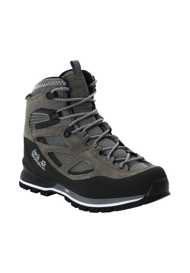 Jack Wolfskin Force Crest Texapore Mid Wandelschoenen Dames Grijs | 38255007