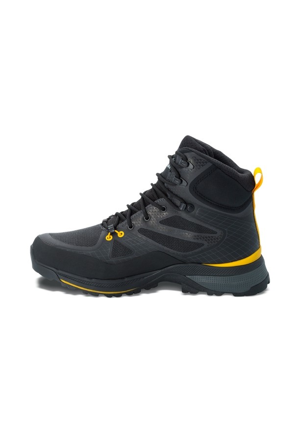 Jack Wolfskin Force Trekker Texapore Mid Wandelschoenen Heren Zwart | 41778421