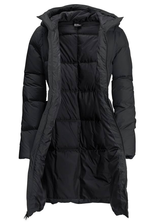 Jack Wolfskin Frozen Lake Donzen Jassen Dames Zwart | 38245659