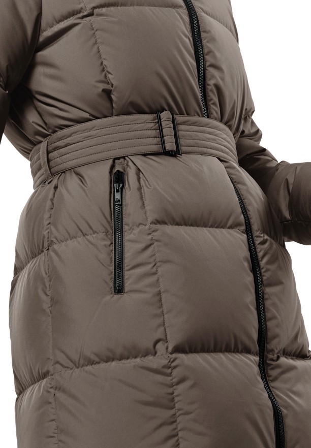 Jack Wolfskin Frozen Lake Donzen Jassen Dames Koffie | 78480391